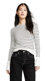 Theory Striped Boat Neck Sweater at Shopbop